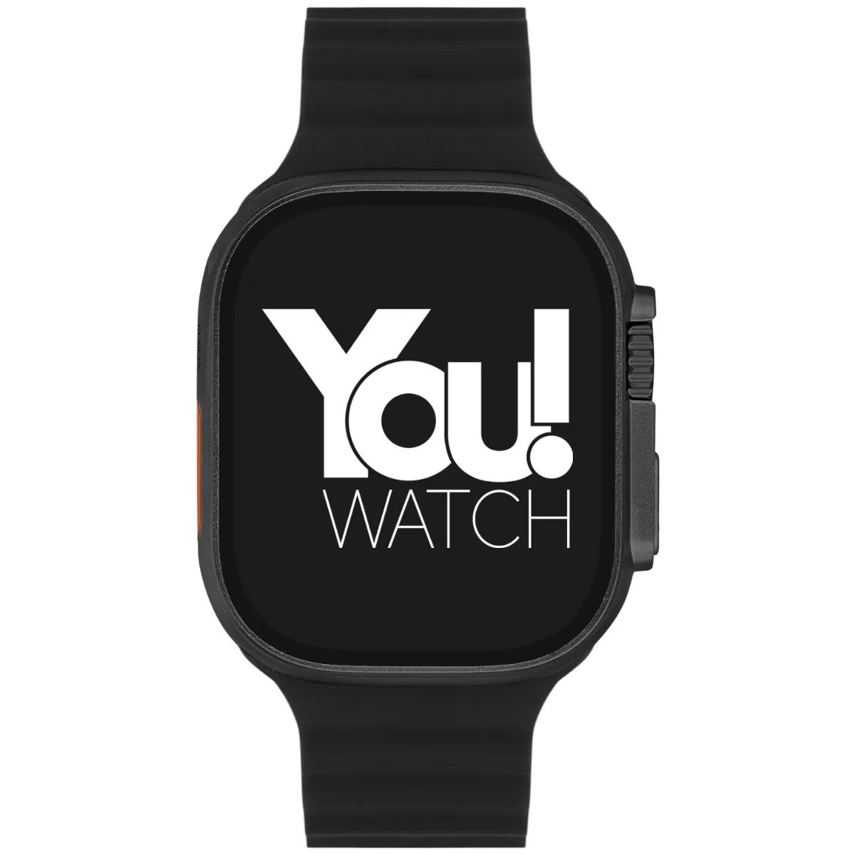 You-Watch-A8-A80PRO-You-Smart-Black-&-Black-Silicon-Unisex-Kol-Saati