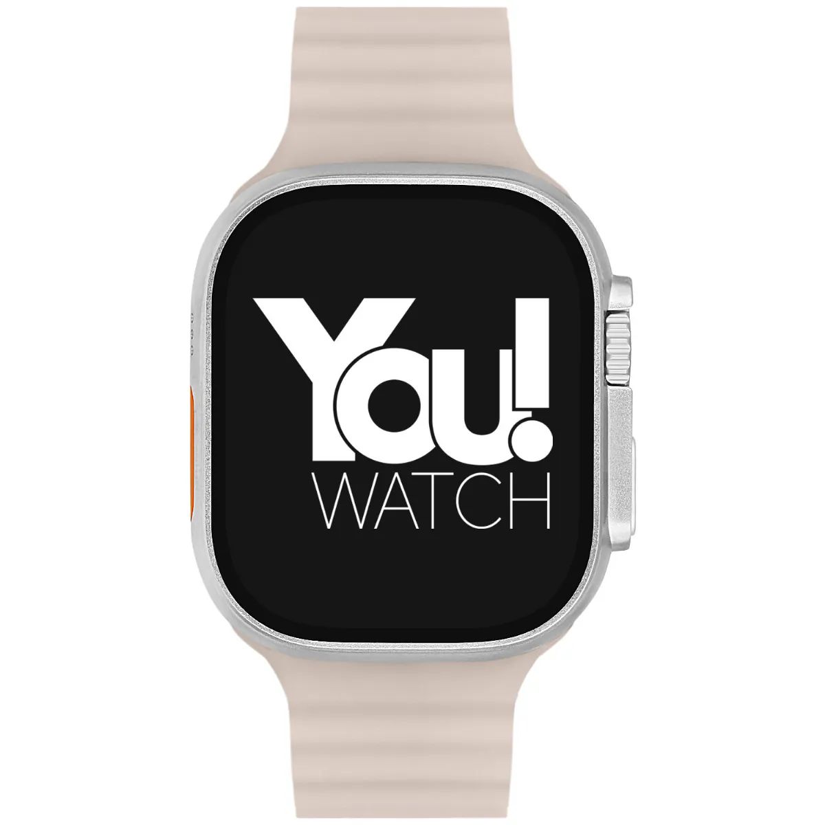 You-Watch-A8-A85-You-Smart-Silver-&-Gray-Silicon-Unisex-Kol-Saati
