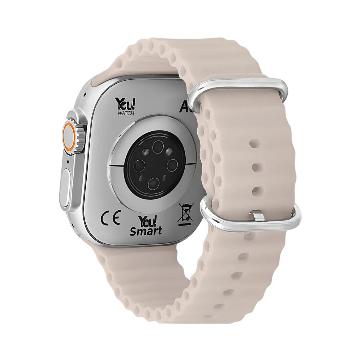 You Watch A8-A85 You Smart Silver & Gray Silicon Unisex Kol Saati