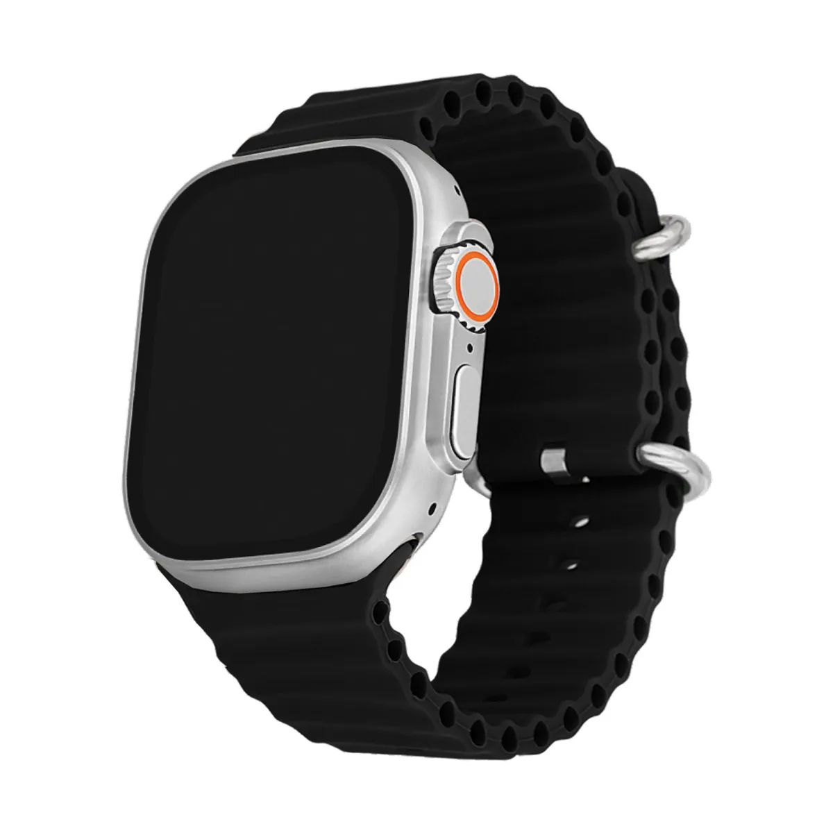 You-Watch-A8-A85PRO-You-Smart-Silver-&-Black-Silicon-Unisex-Kol-Saati