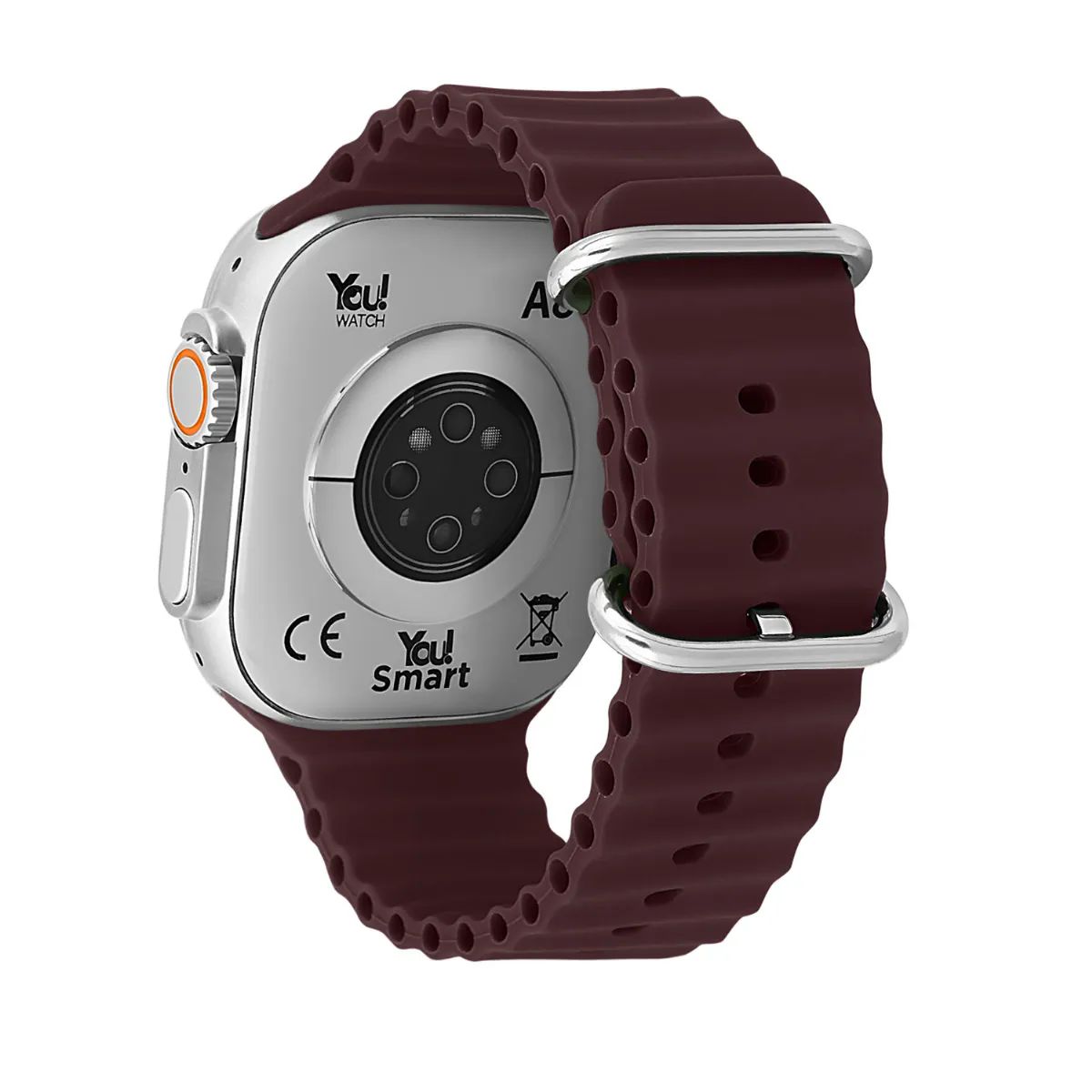 You Watch A8-A86 You Smart GOLD & Brown Silicon Unisex Kol Saati