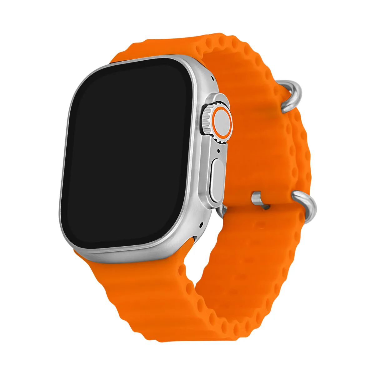 You-Watch-A8-A87-You-Smart-GOLD-&-Orange-Silicon-Unisex-Kol-Saati