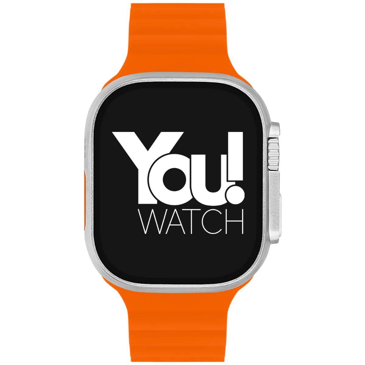 You-Watch-A8-A87-You-Smart-GOLD-&-Orange-Silicon-Unisex-Kol-Saati