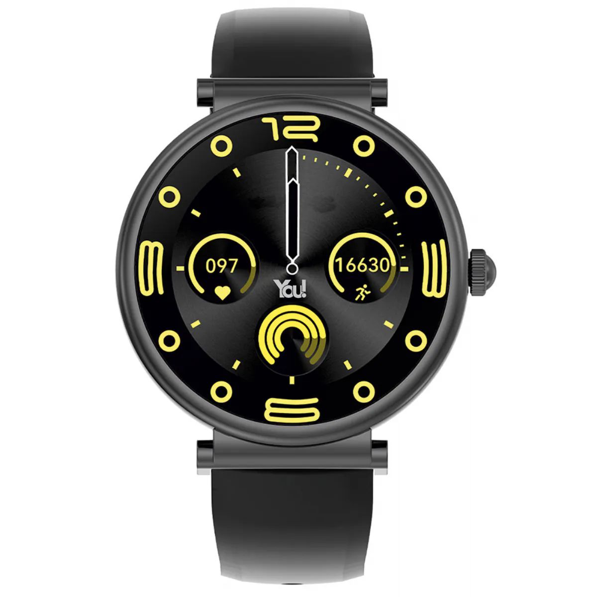 You Watch F15-YF150 You Smart Black & Black Silicon Bayan Kol Saati