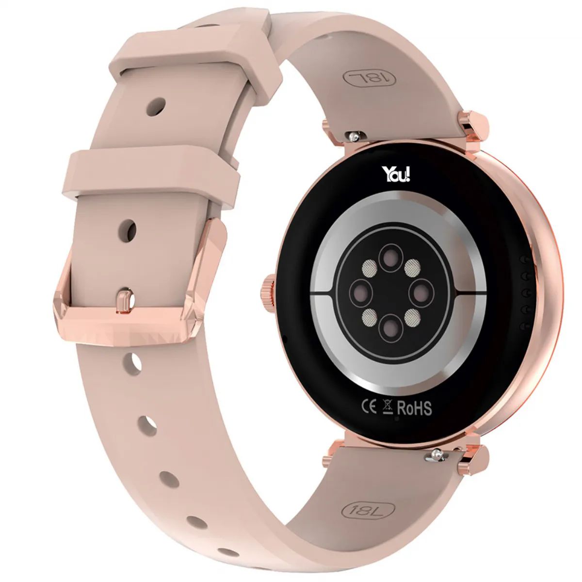 You-Watch-F15-YF151-You-Smart-Rose-Gold-&-Pink-Silicon-Bayan-Kol-Saati