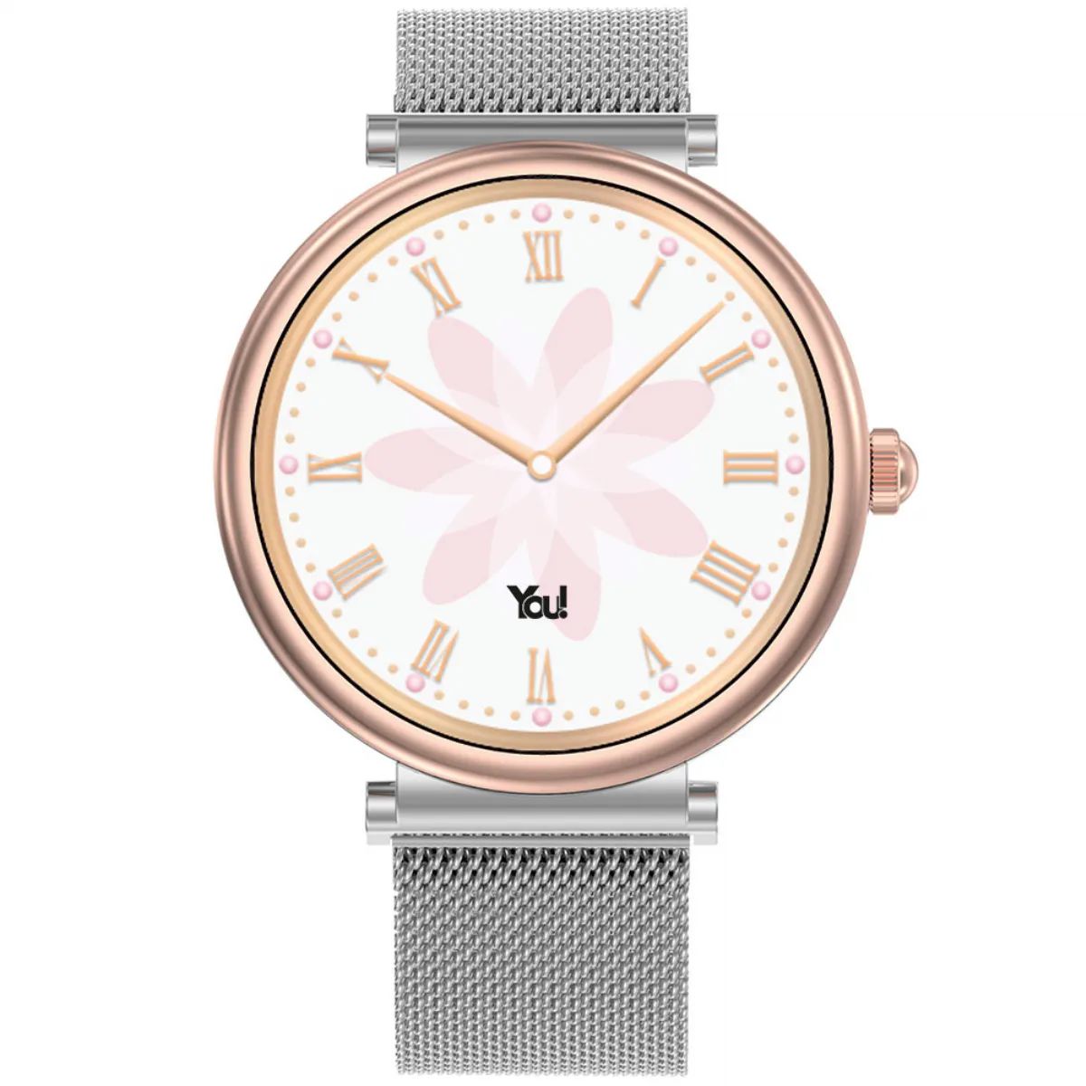 You Watch F15-YF154 You Smart Silver & Silver Has�r Bayan Kol Saati