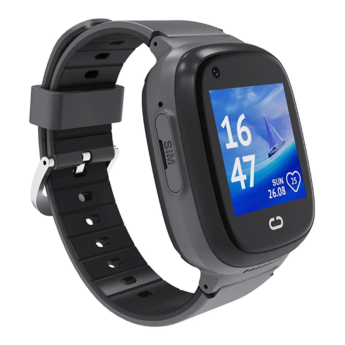 You Watch IS5470.S You Gps Siyah & Siyah Silikon Unisex Kol Saati