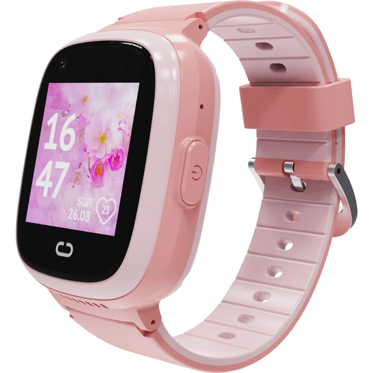 You-Watch-KN8100.P-You-Gps-Pembe-&-Pembe-Silikon-Unisex-Kol-Saati