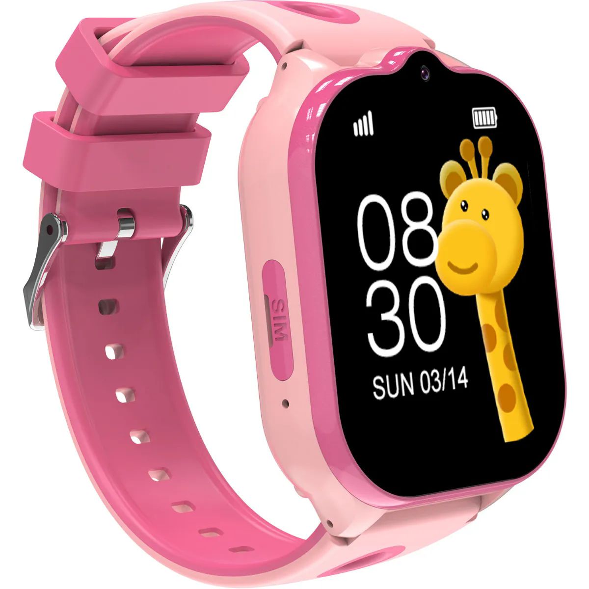 You Watch KN8101.P You Gps Pembe & Pembe Silikon Unisex Kol Saati