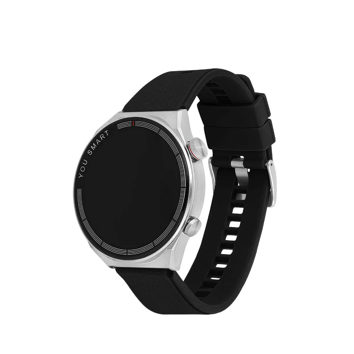 You-Watch-R13-AR131-You-Smart-Silver-Metal-&-Black-Silicon-Unisex-Kol-Saati