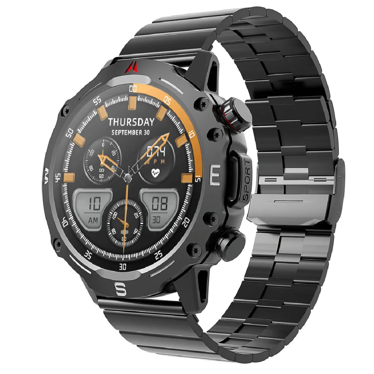 You-Watch-R15-AR151-You-Smart-Black-Metal-&-Black-Metal-Unisex-Kol-Saati