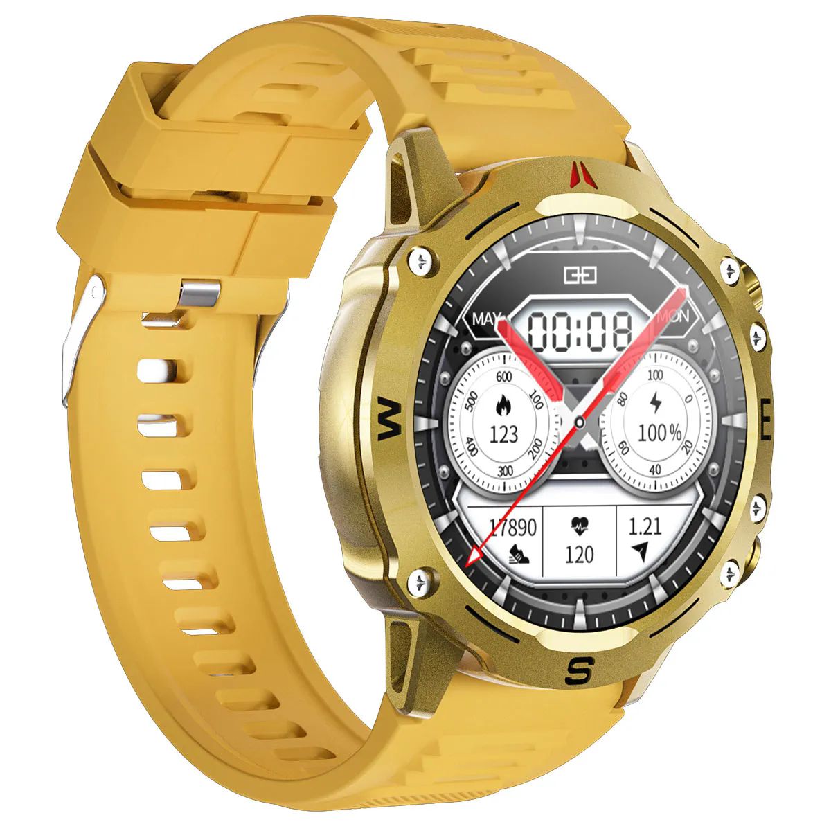 You Watch R15-AR152 You Smart GOLD & Yellow Silicon Unisex Kol Saati