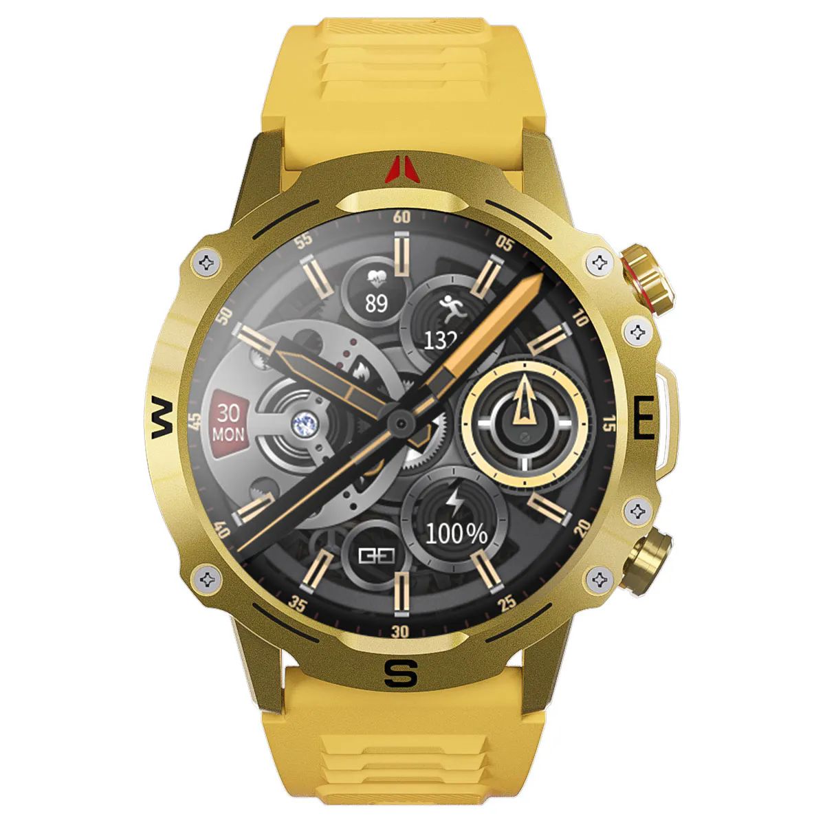 You-Watch-R15-AR152-You-Smart-GOLD-&-Yellow-Silicon-Unisex-Kol-Saati